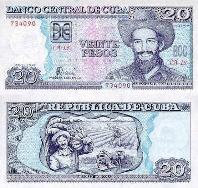 Geldschein 20 Pesos